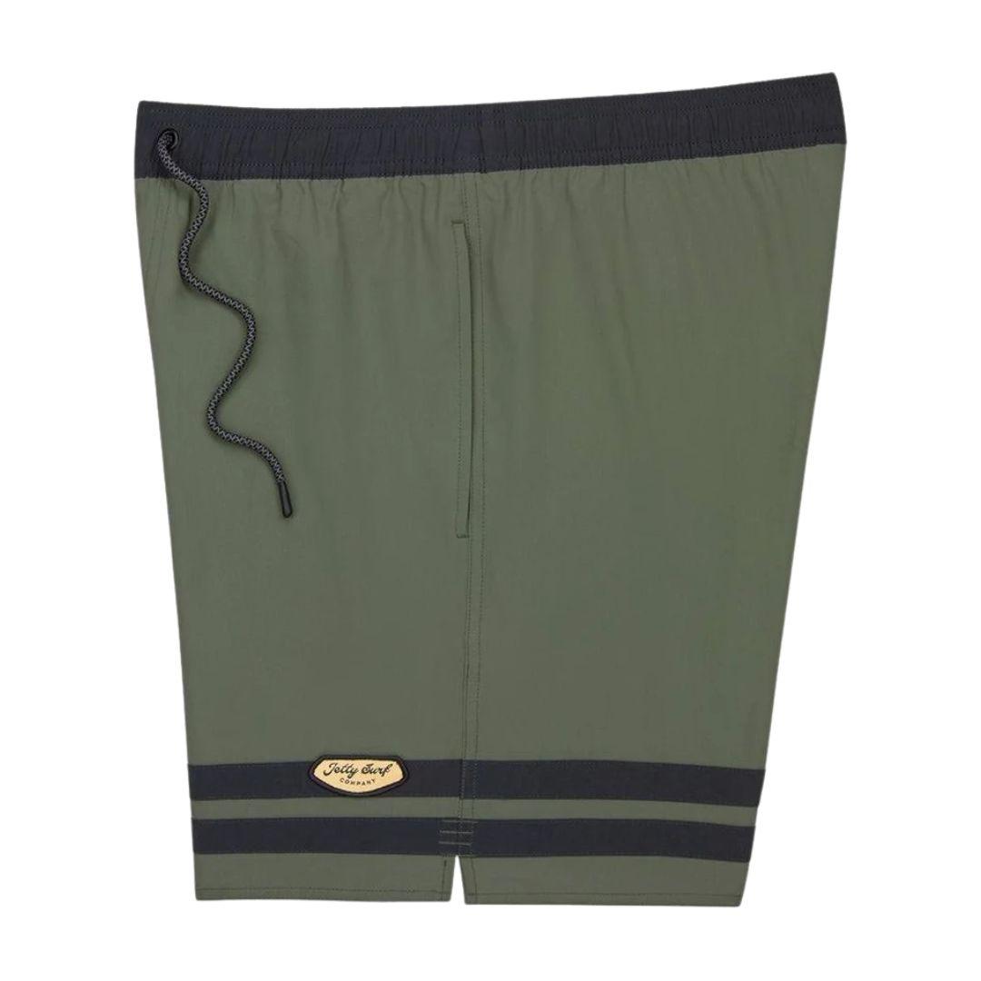 Jetty Men's Reckoner Lined Shorts - Olive